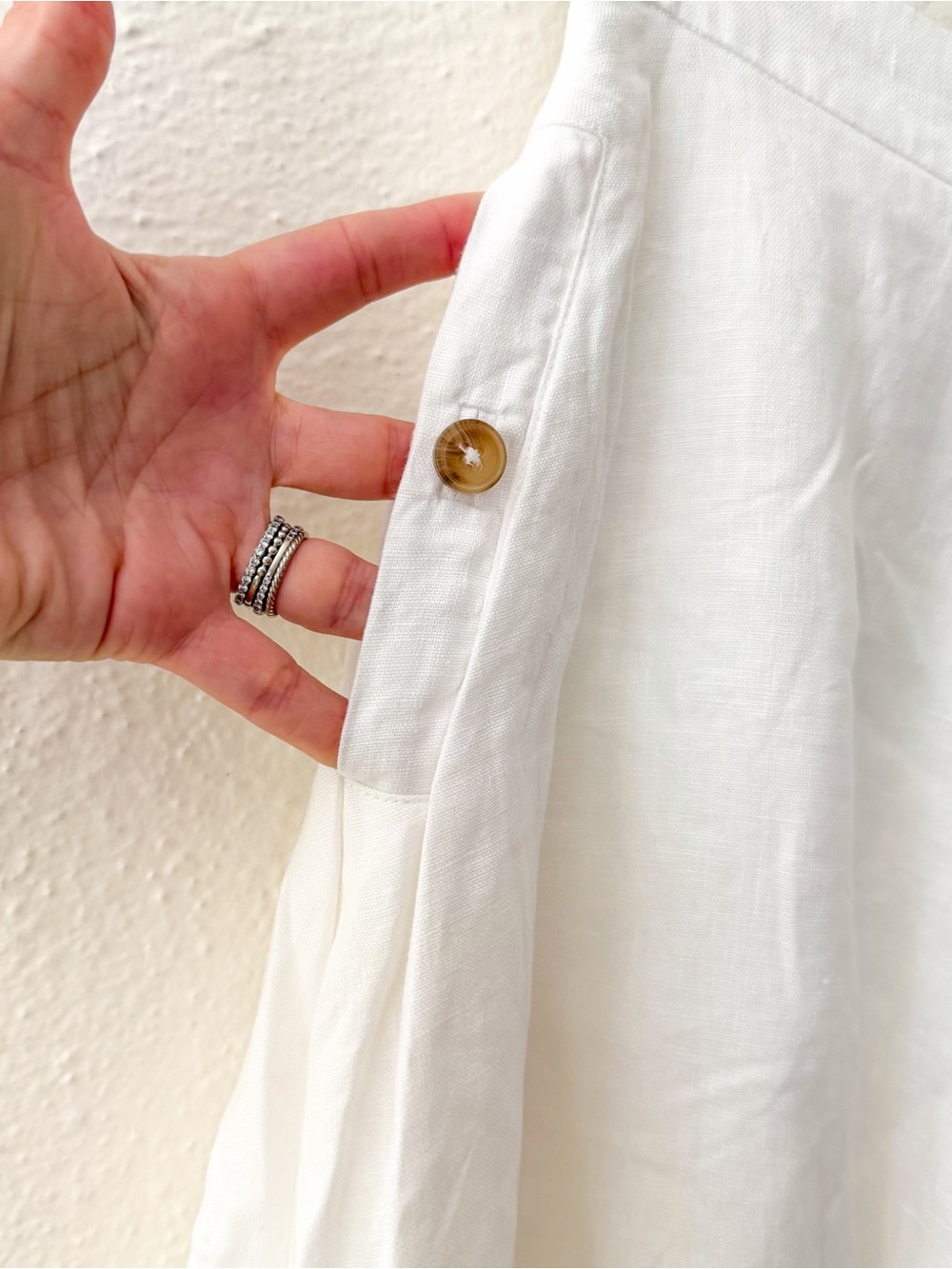 Reformation 100% Linen Button Side Pocket Maxi Skirt - Picture 5 of 9